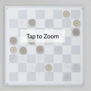 Pottery Barn Teen wall mounted checker board